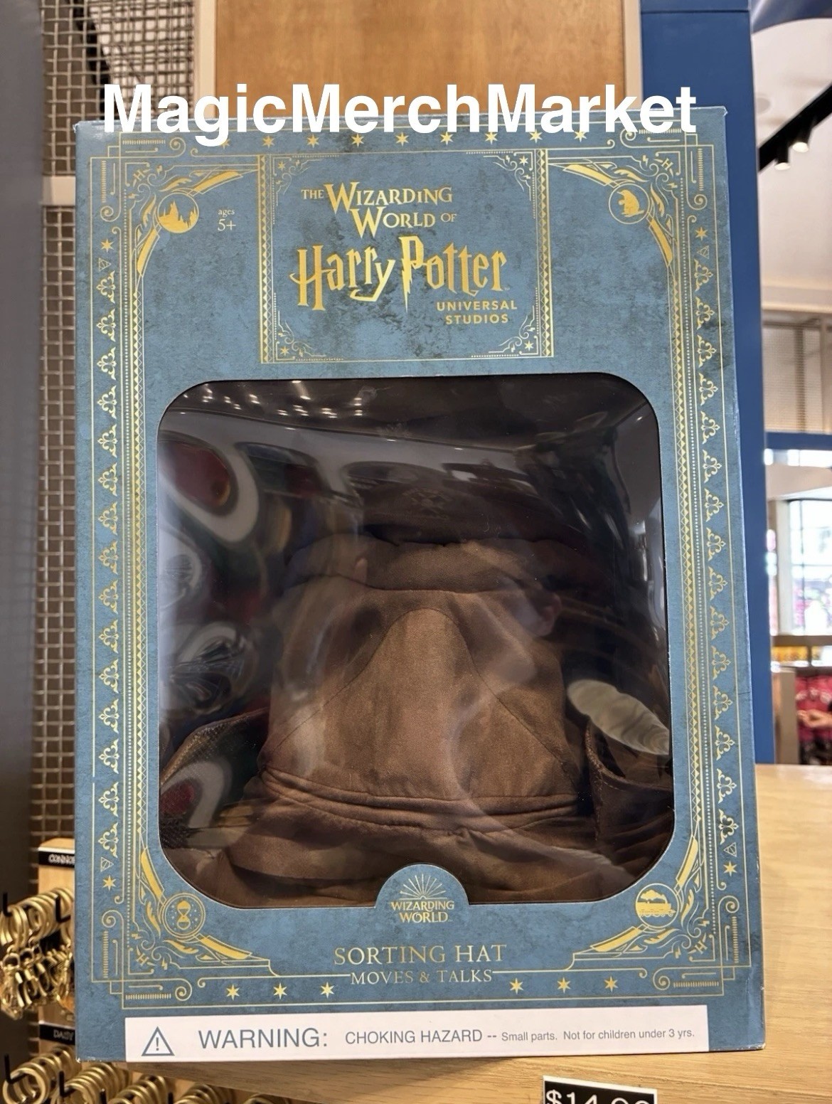 Universal Studios Wizarding World Harry Potter Animated Sorting Hat New