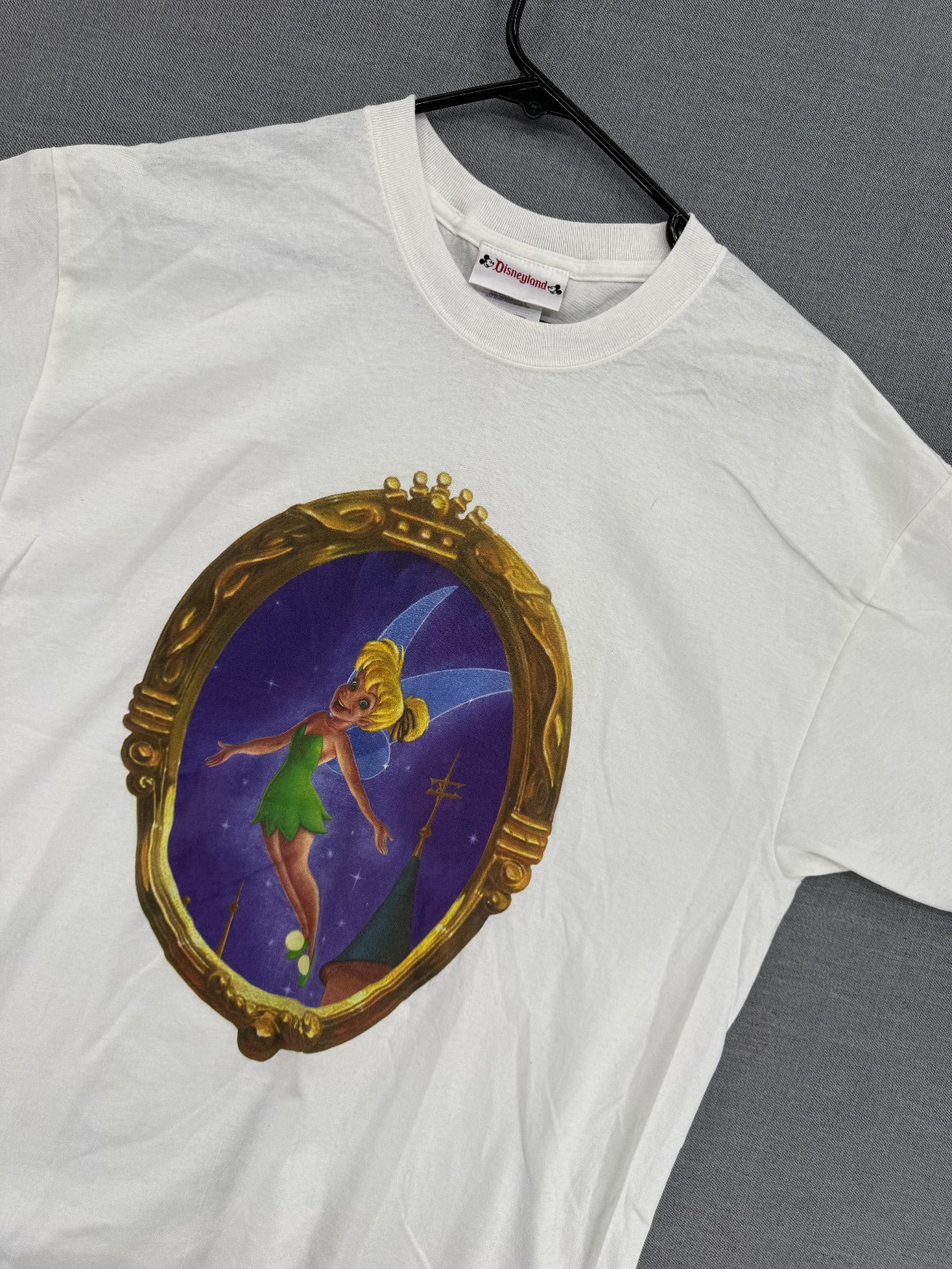 Vtg Disneyland 45th Tinker Bell Character of the Month T-Shirt Mens L Tee Disney