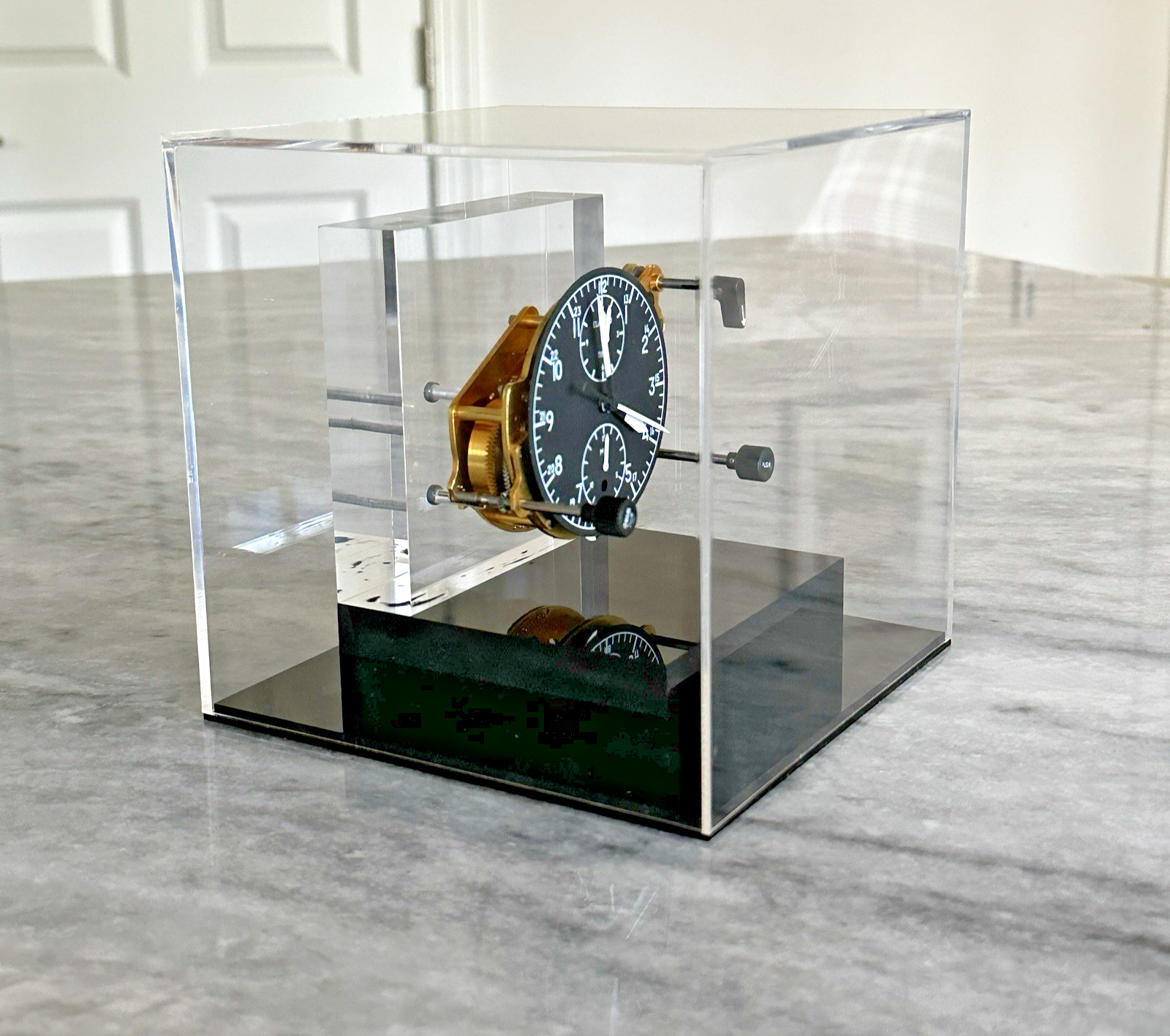 1984 - New - Jaeger-LeCoultre AEROSONIC - 8 days Boeing aircraft  ABU 1/A clock.