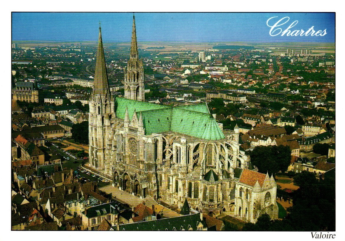 Postcard - Les Merveilles De Chartres.