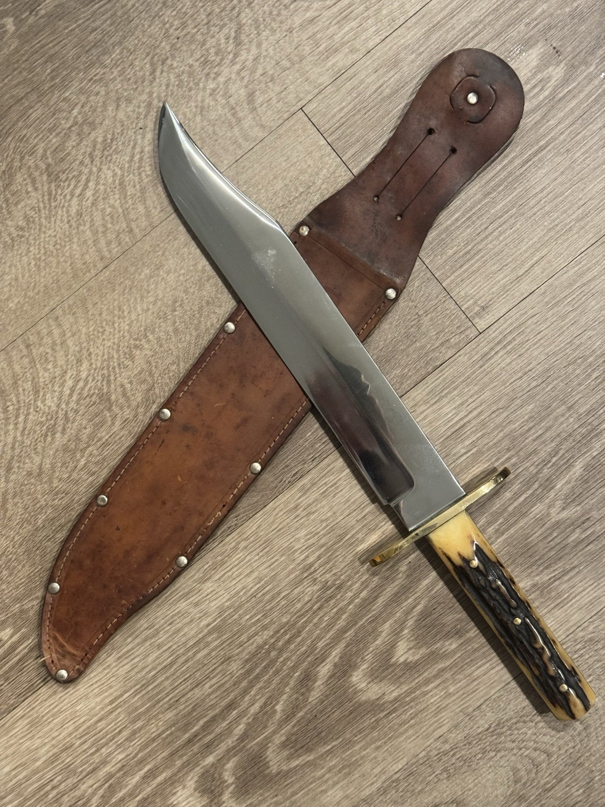 H.M. Slater Ventura Bowie Knife.  Sheffield, England 1950s.  8 Inch Blade