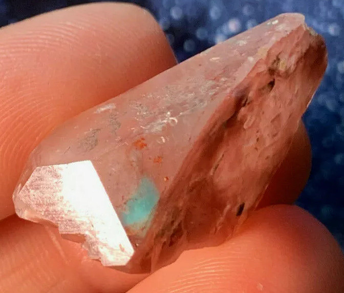 VERY RARE BEAUTIFUL AJOITE INCLUSION CRYSTAL SOUTH AFRICA VERY RARE BEAUTIFUL AJOITE INCLUSION CRYSTAL SOUTH AFRICA