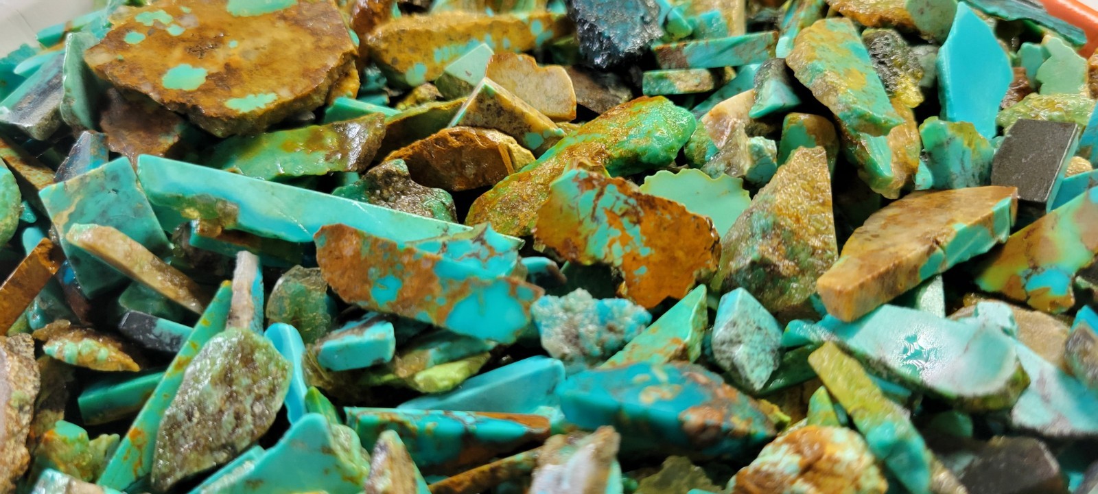Vibrant Natural Stabilized Turquoise Mini Slabs Random USA Mines 50 Grams Vibrant Natural Stabilized Turquoise Mini Slabs Random USA Mines 50 Grams