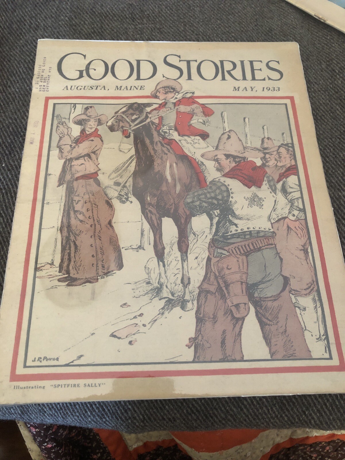 Rare 1933 May  GOOD STORIES Women\'s Magazine Illustrating  \