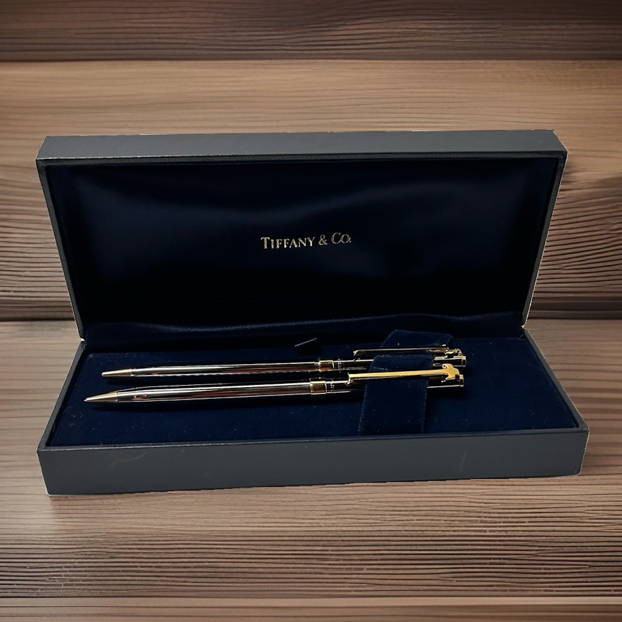 Tiffany & Co. T-Clip Ballpoint Pen & Mechanical Pencil