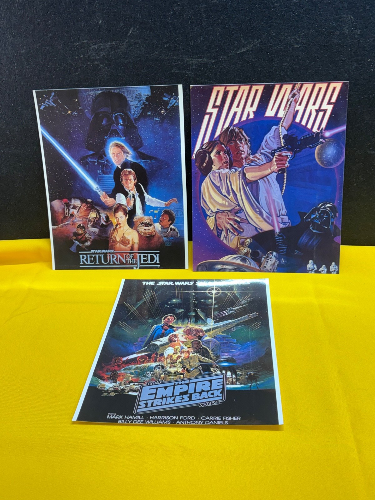 Star Wars Postcards Large Star Wars Post Cards each is 10\