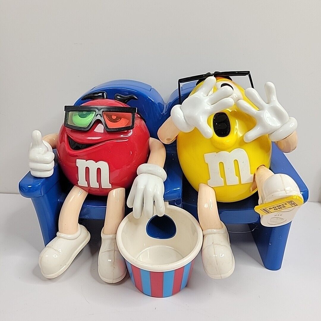 M&M\'s At The Movies 3D Candy Dispenser Limited Edition Collectible Vintage