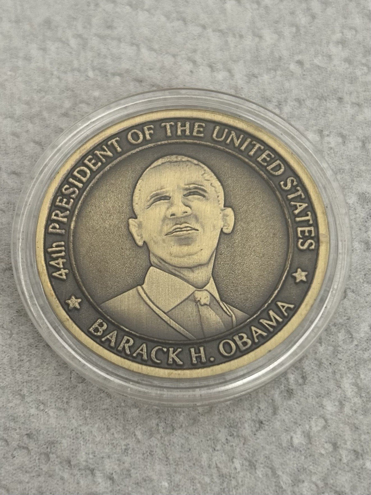 OBAMA CHALLENGE COIN PRESIDENT USA FLAG EAGLE SEAL PATRIOT MILITARY DEMOCRAT New