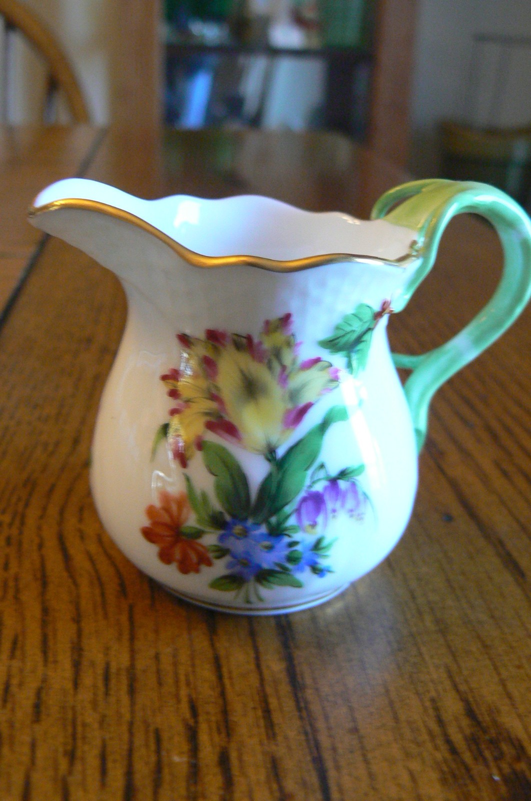 Herend Hungary Handpainted Printemps Mini Creamer  FREE US SHIP