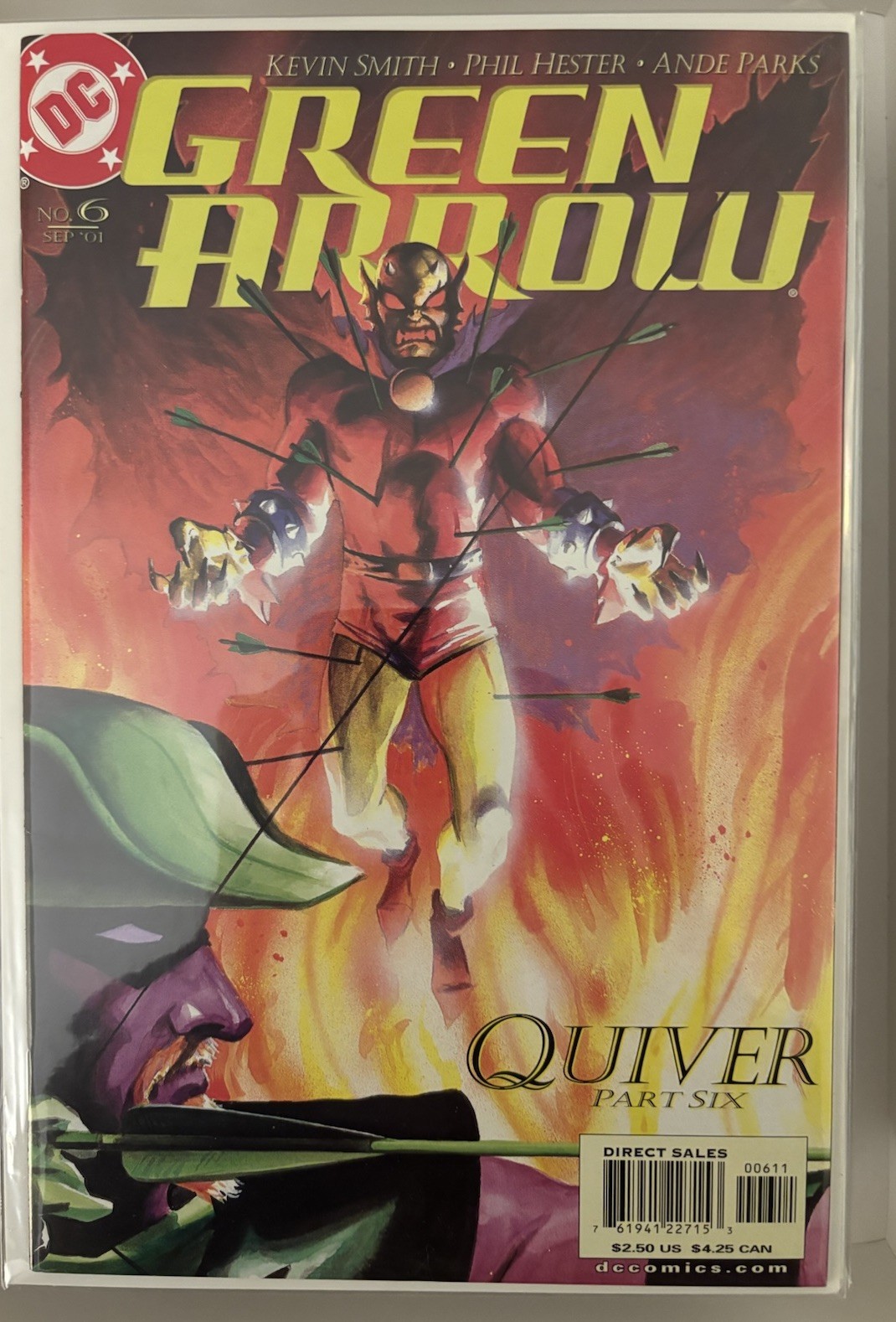 Green Arrow 6. Vol.3. Phil Hester /Kevin Smith. NM. DC Comics Sept. 2001
