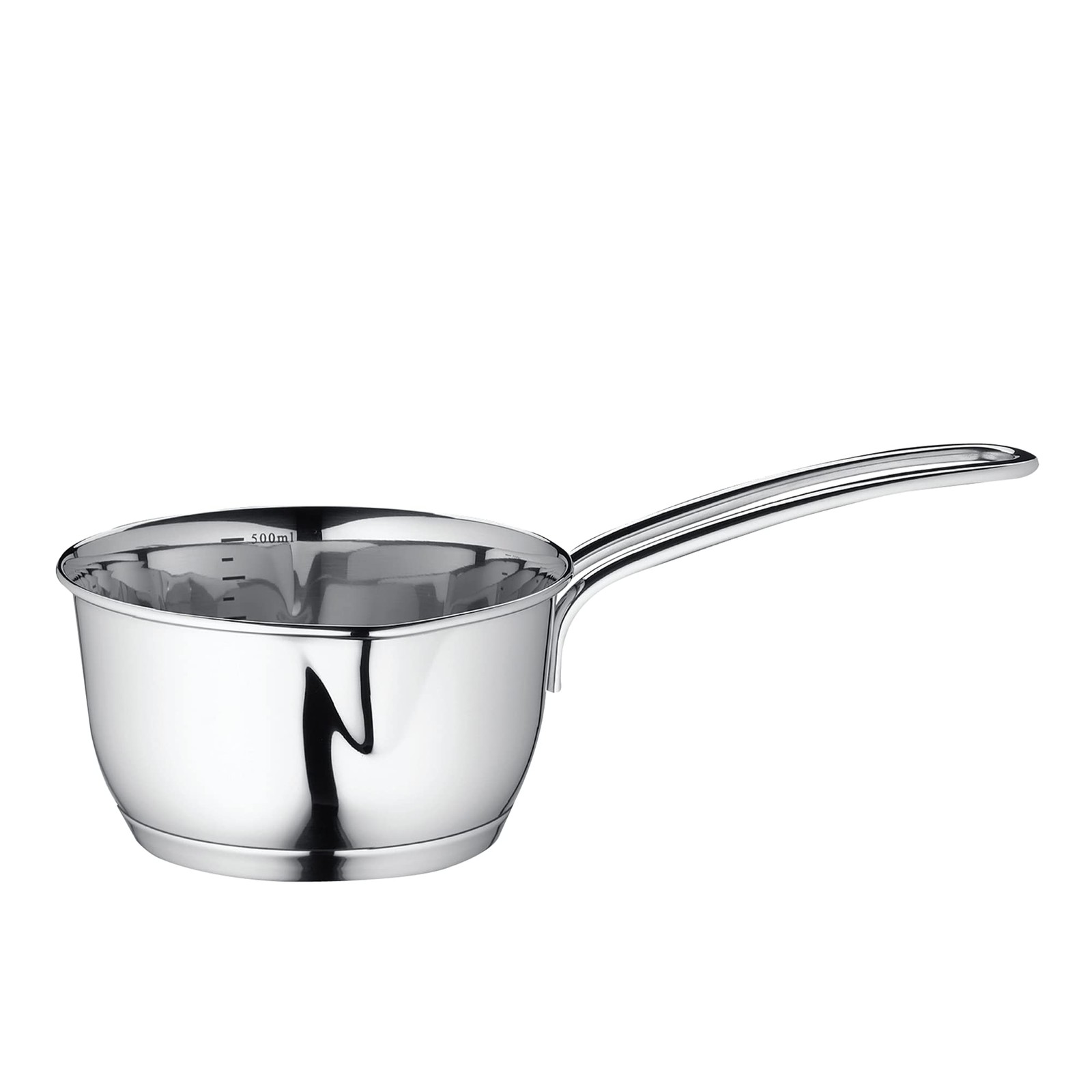 Küchenprofi Stainless Steel Saucepan with Clad Bottom, 34-Ounce, Silver