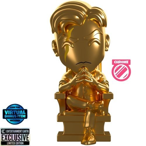 Youtooz Fortnite EE Exclusive Gold Midas Vinyl Figure w/ Glider Code LE 333
