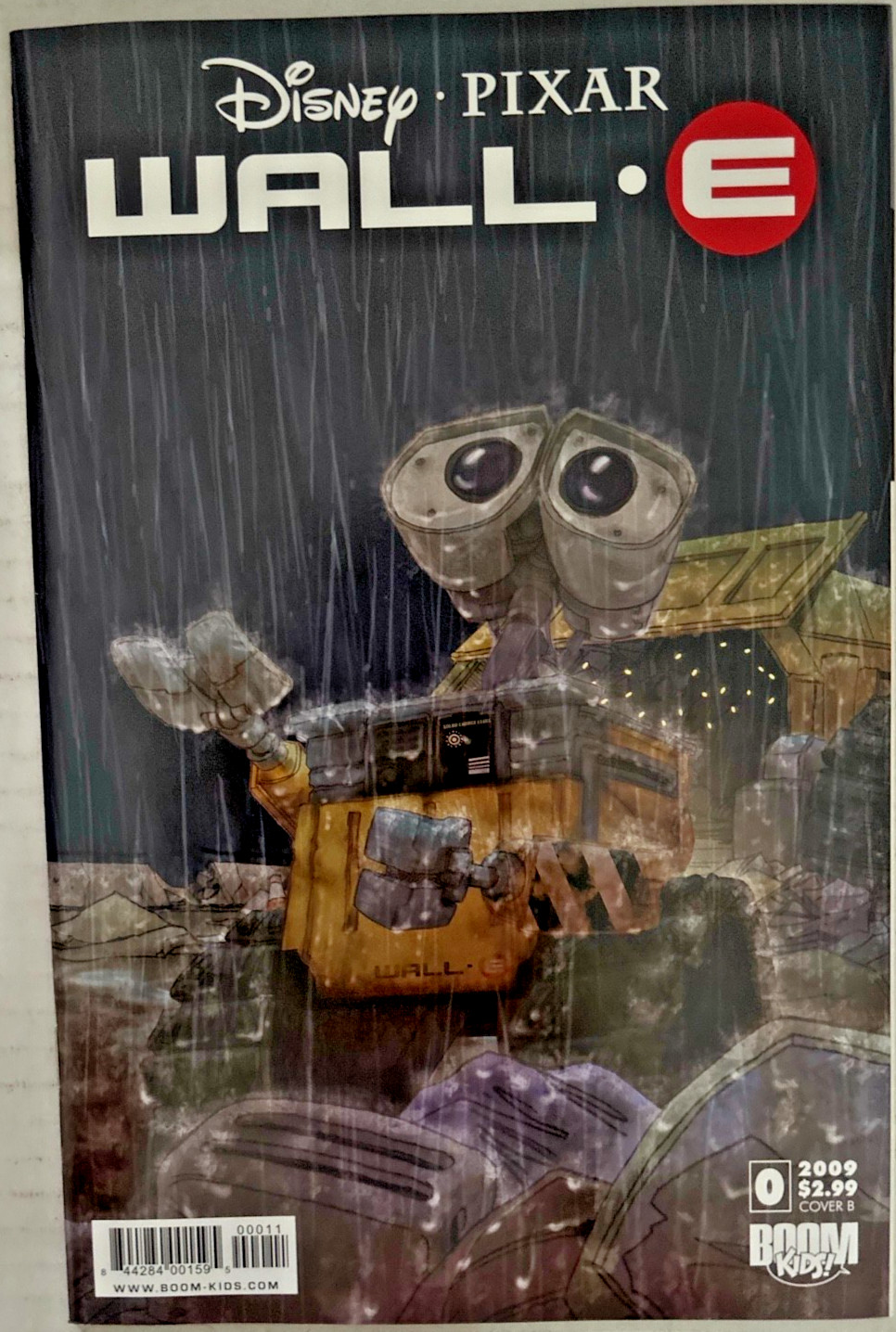 Disney Pixar WALL-E #0 Cover B BOOM Kids 2009 J Torres Comic 
