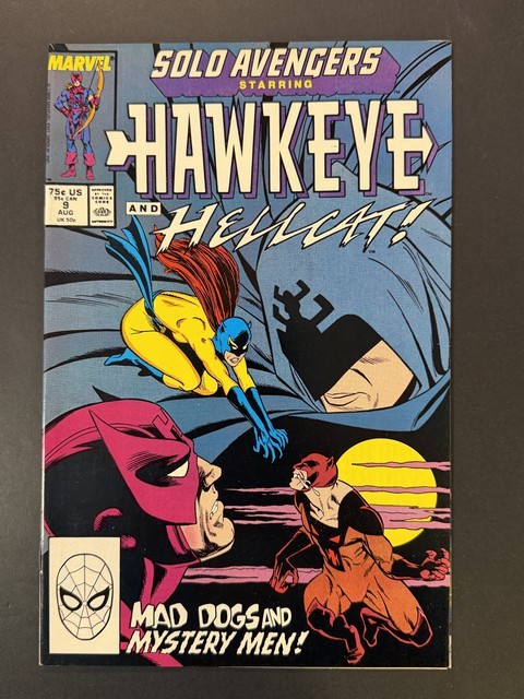 Solo Avengers #9 Direct Edition 1988 Hawkeye Mockingbird