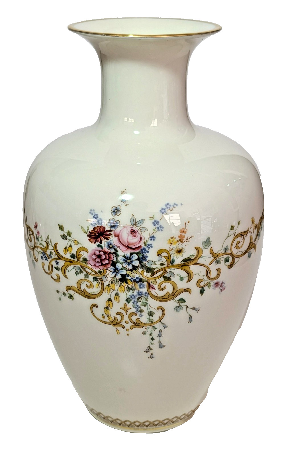 Lenox Queen\'s Garden Vase 9.5\