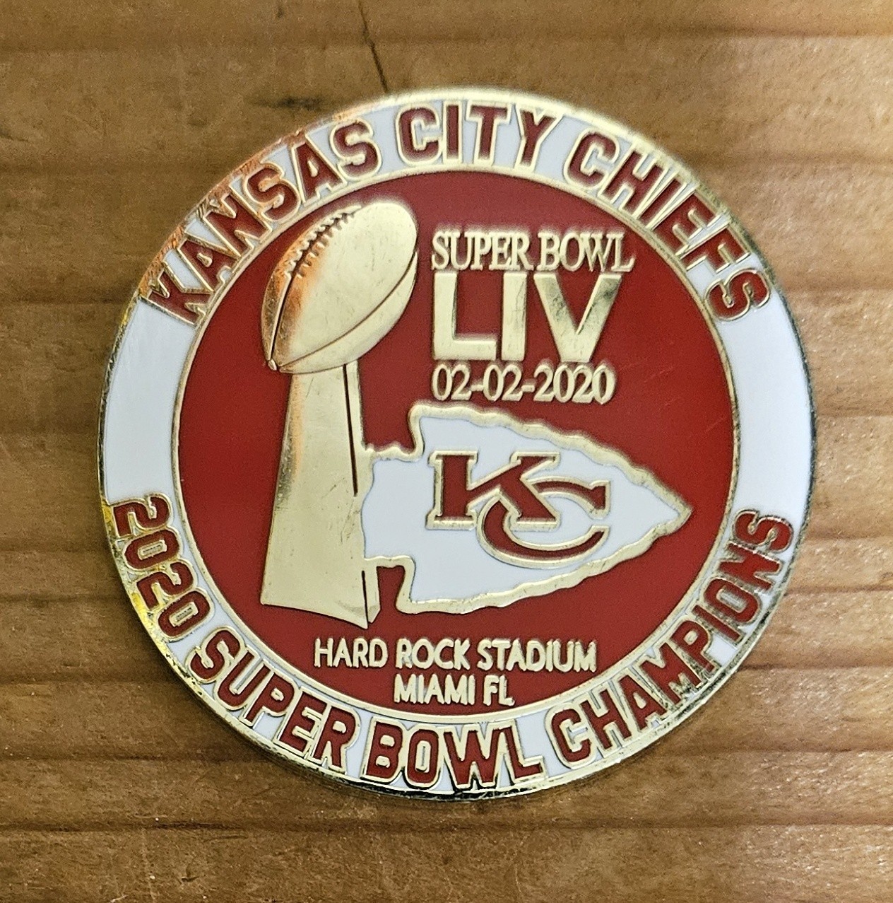 KC Chiefs Super Bowl 2020 Champions Missouri State HWY Patrol Challenge Coin