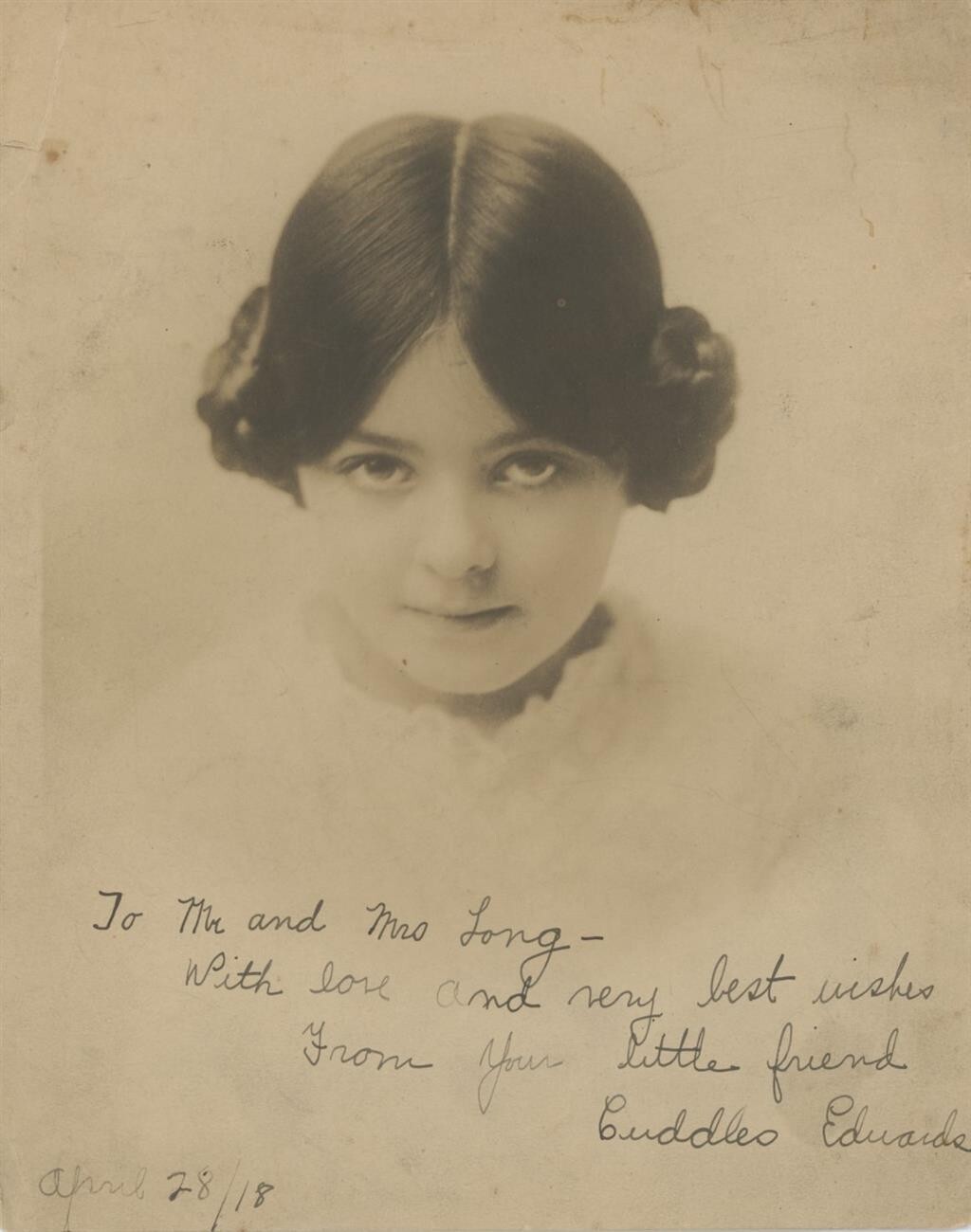 Lila Lee- Vintage Signed Photograph
