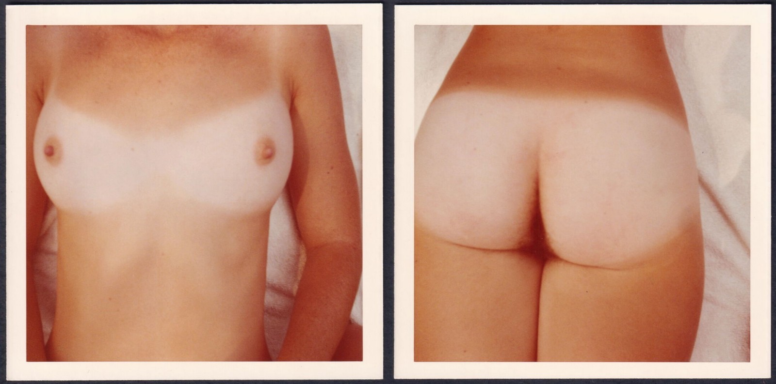 ALISON K. ~ Vintage 1970's Girlie PINUP Photo ~ Tan Lines Closeups LOT Nude #42