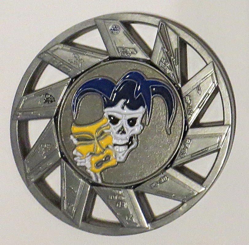 F-35 FLT TEST SQUADRON 461st DEADLY JESTERS SDD TAIL FLASH CHALLENGE COIN WOW