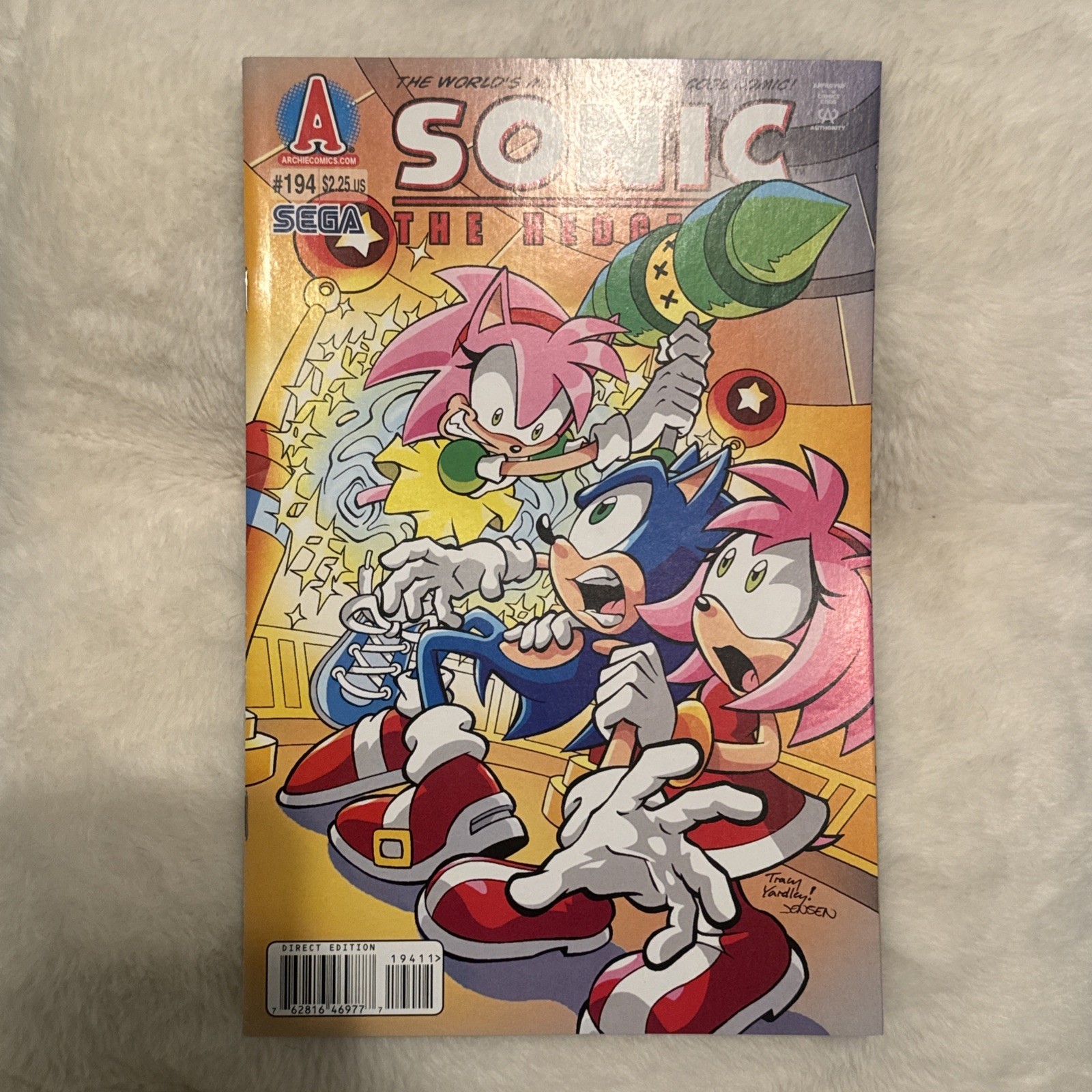 SONIC The HEDGEHOG Comic Book #194 January 2009 FIRST APP SILVER 🔑🔥 SCARCE 