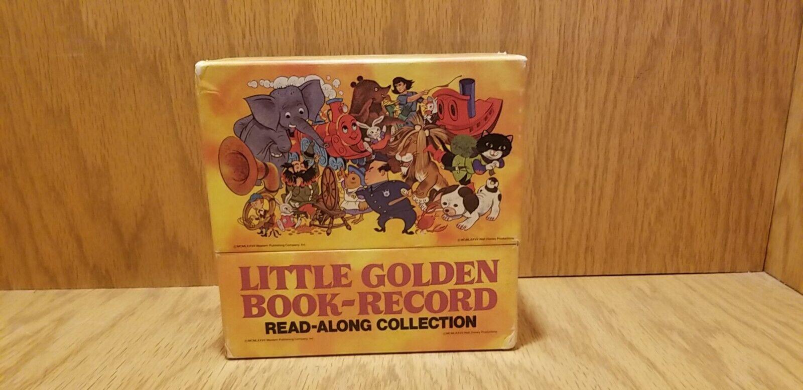 Vintage 1976 Collection of 20 Disneyland Little Golden Book-Record Read-Along