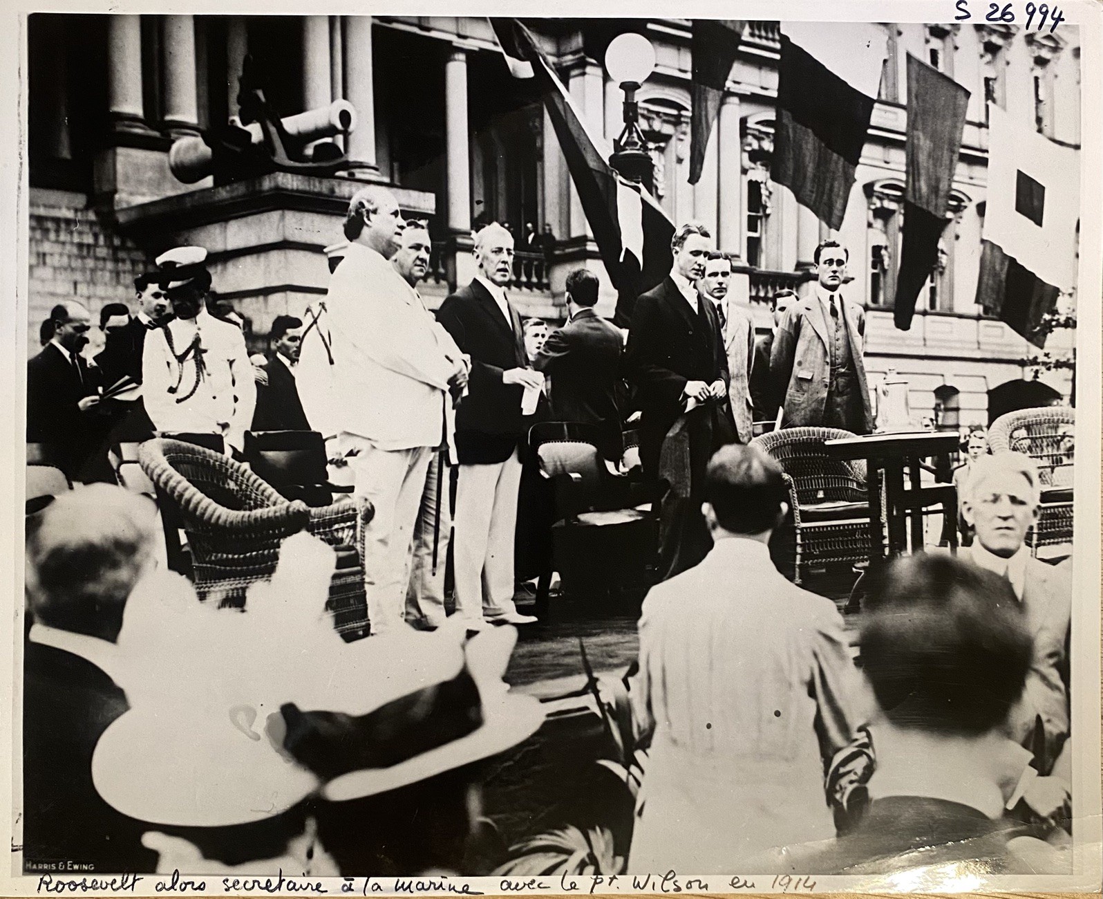 RARE PHOTO Franklin Delano Roosevelt 1914, ARCHIVE SNARK/S. 26994 COLL. USIS