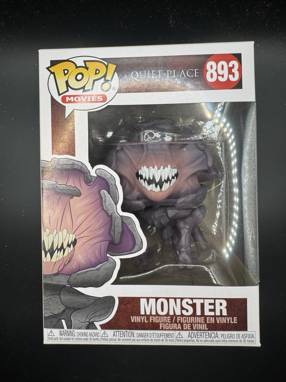 Funko Pop Movies A Quiet Place Monster #893 Pop Vinyl Vinyl Figure