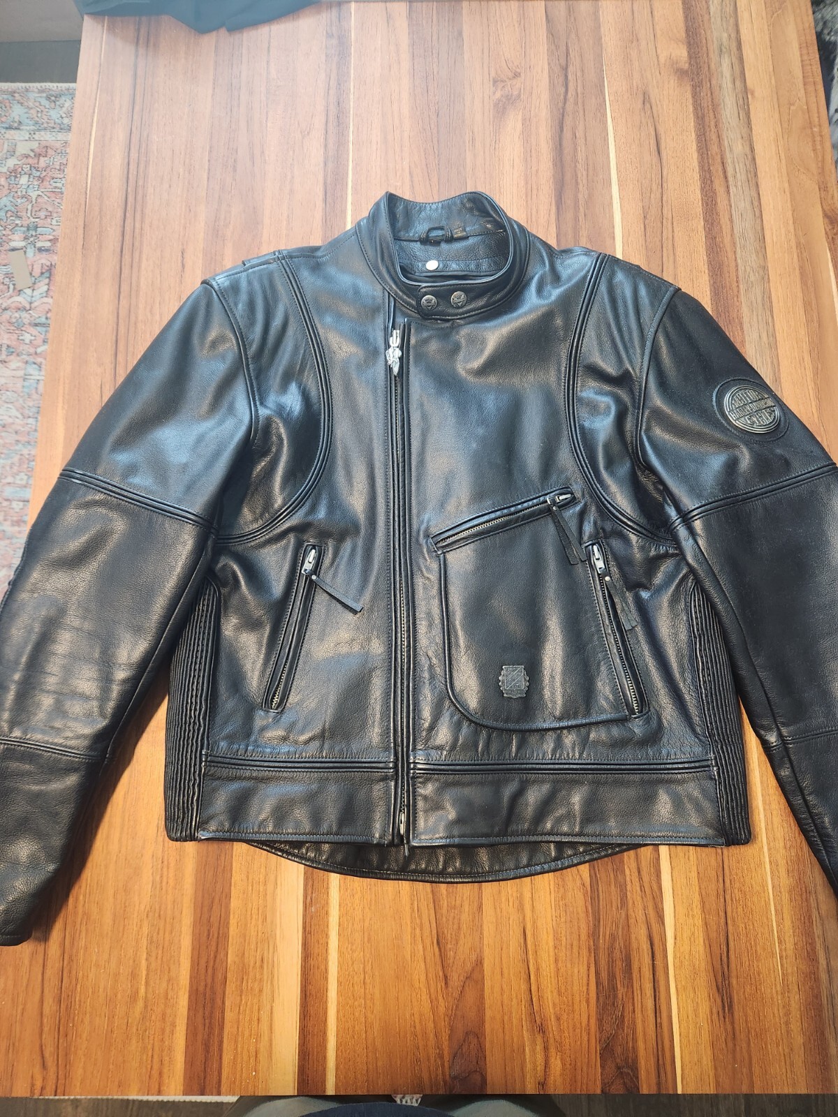 Vintage 1990s Harley Davidson Genuine Leather Jacket, Size Men’s L