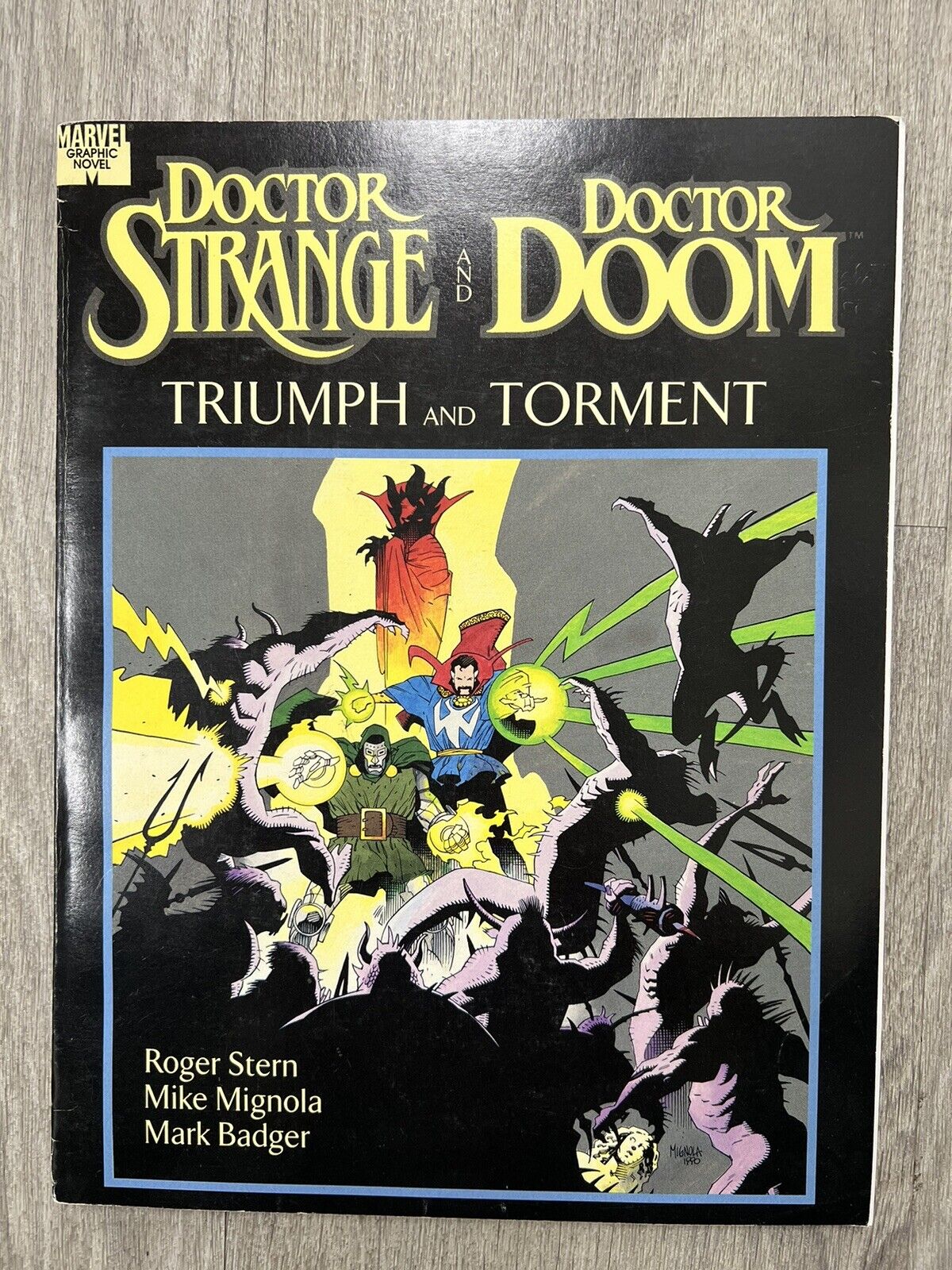 Marvel 1989 DOCTOR STRANGE DOCTOR DOOM TRIUMPH AND TORMENT Mignola VG Condition