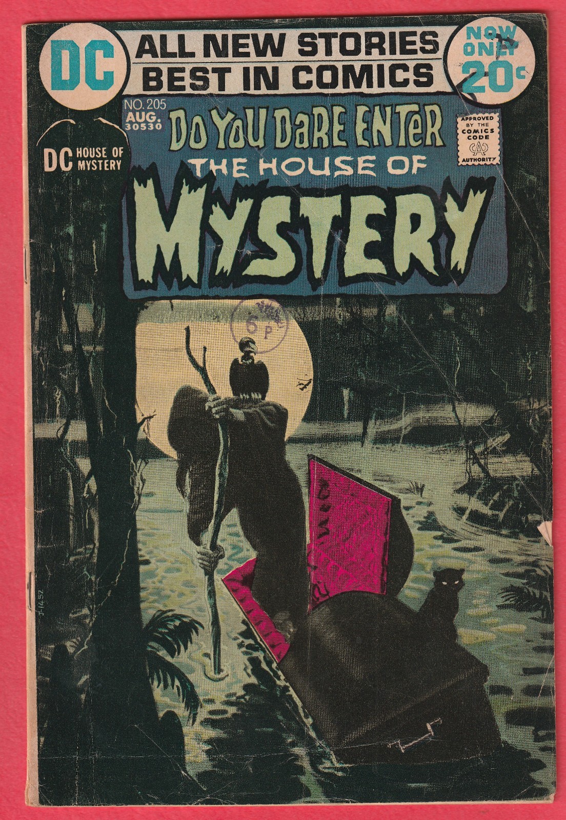 DC THE HOUSE OF MYSTERY No. 205 (1972) Coffin Creature GD/VG