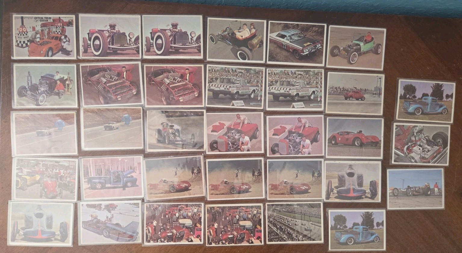 1965 Donruss Spec Sheet Hot Rods Vintage Card LOT OF (33) CARDS