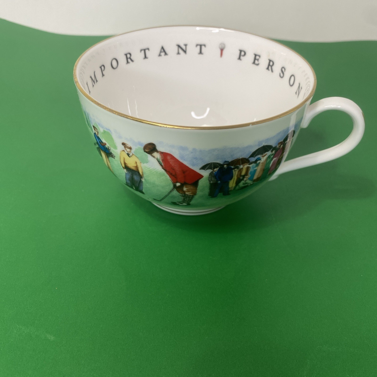 Vintage Royal Worcester VIP Golf Large Tea Cup No Saucer - Stamp 38-2 Excellent