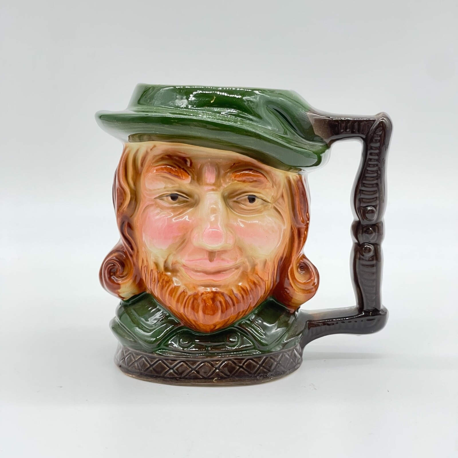 Vintage The Irishman Toby Face Figural Mug Tankard Beer Stein 5.5” Tall Japan Vintage The Irishman Toby Face Figural Mug Tankard Beer Stein 5.5” Tall Japan