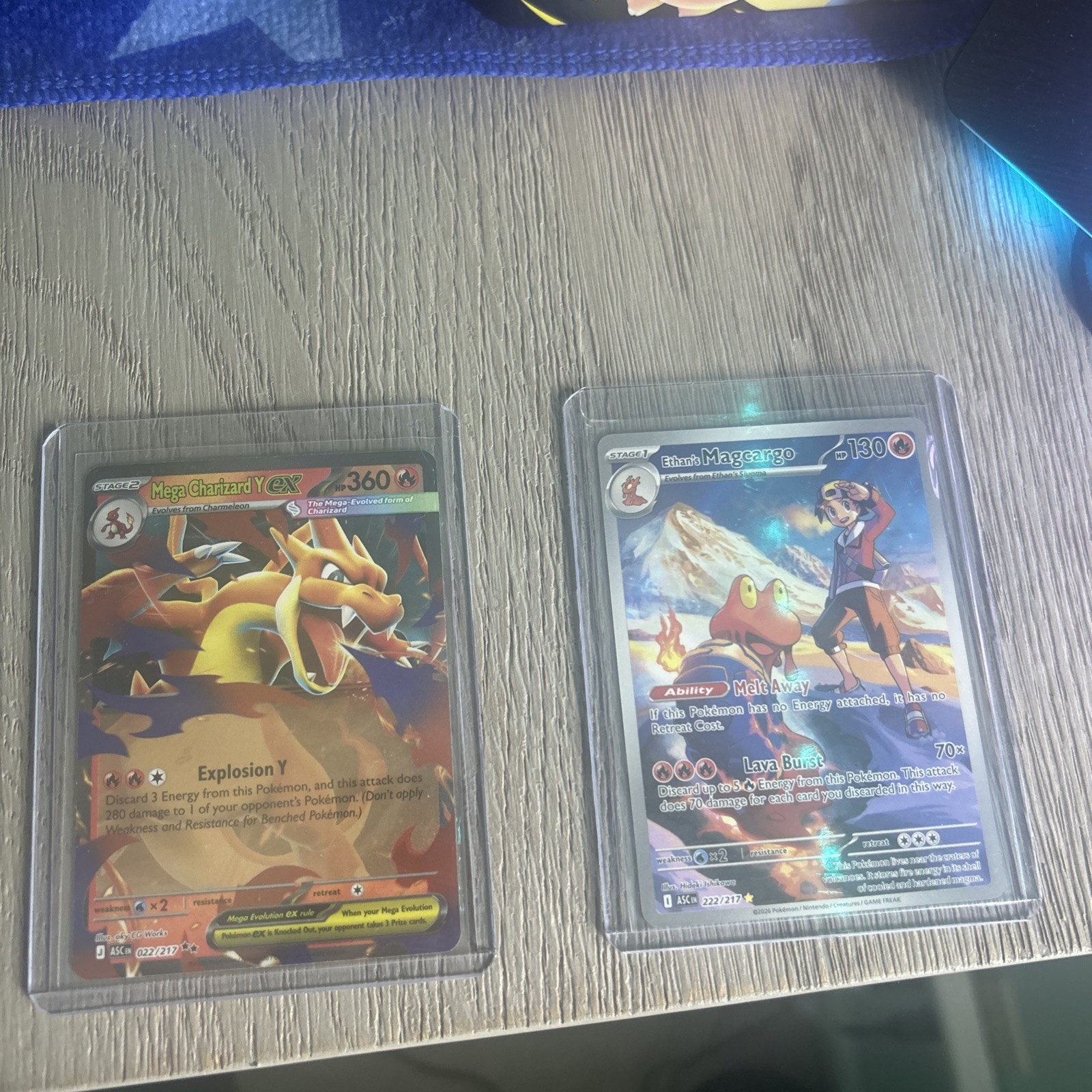 Ethan’s Magcargo 222/217 And Mega Charizard Y Ex 22/217 Bundle Ethan’s Magcargo 222/217 And Mega Charizard Y Ex 22/217 Bundle