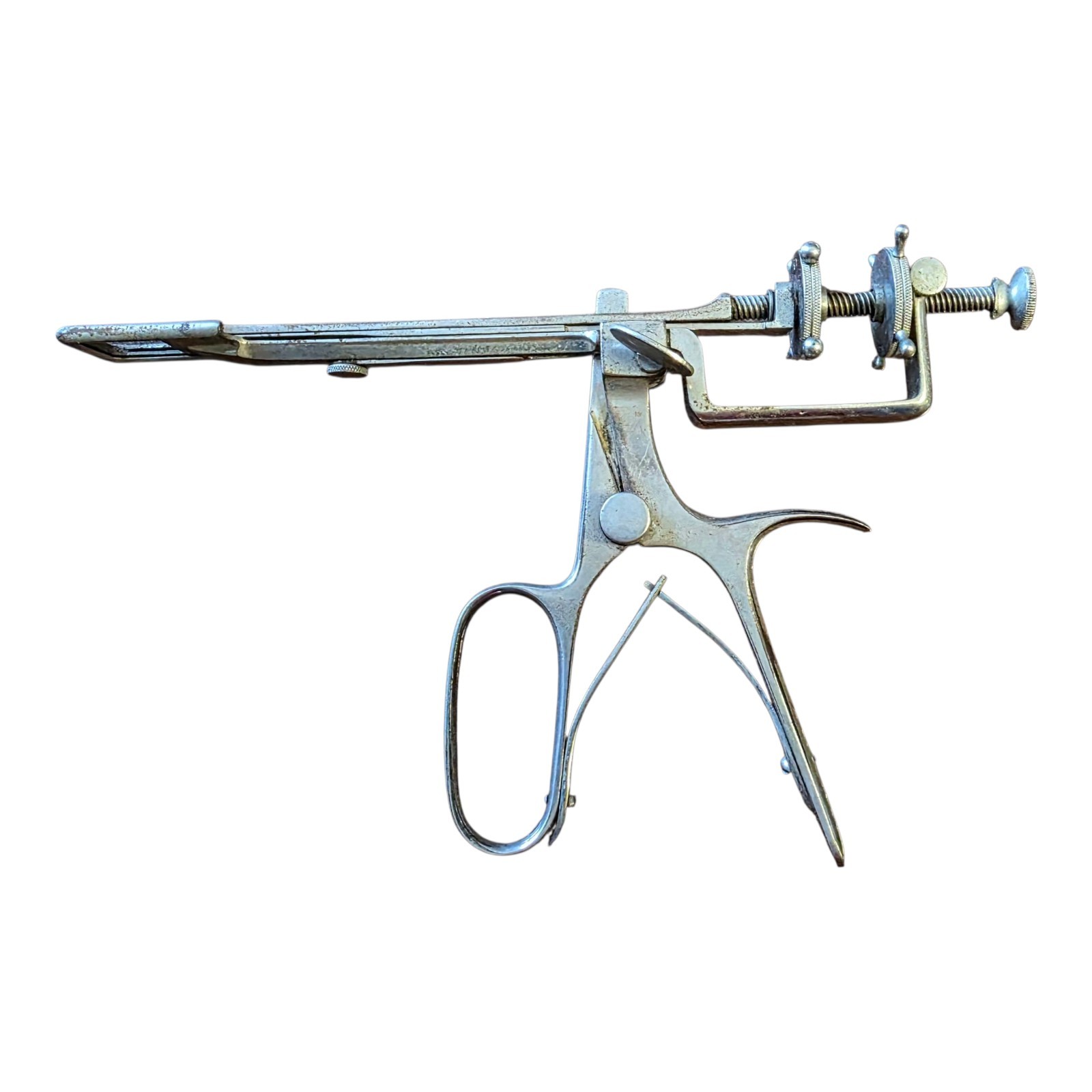 Vintage V.Mueller Surgical Laforce Tonsillectomy Guillotine A312 Pat.May19 1914