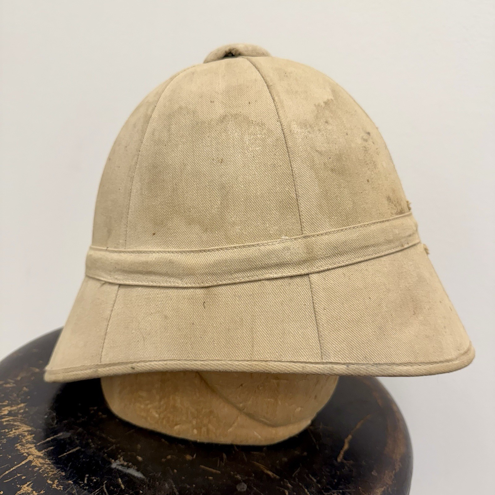 Original Pre WW1 French 1886 Colonial Pith Helmet Tonkin