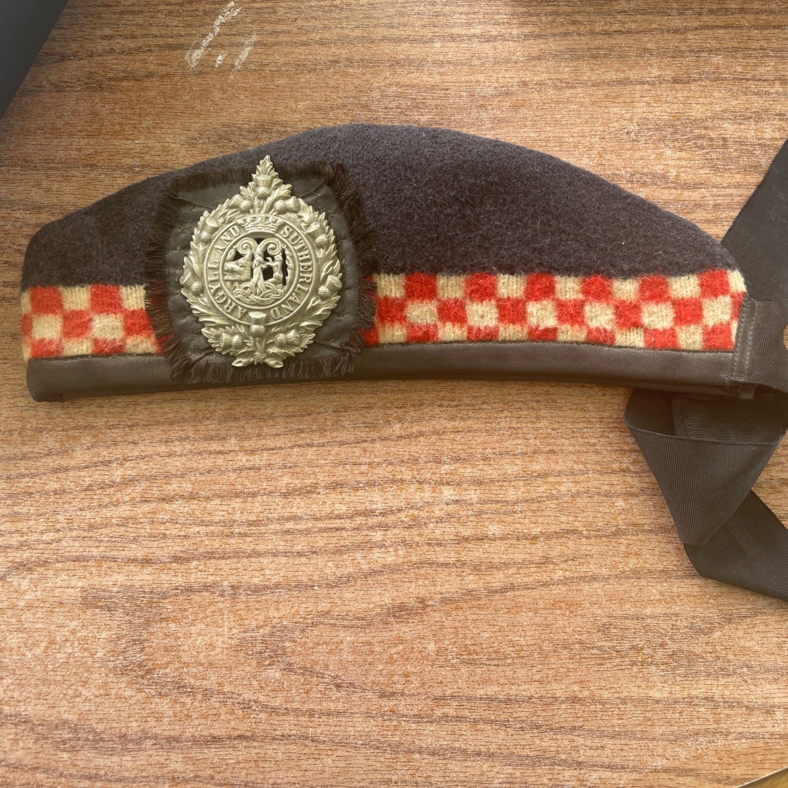 British WW2 Glengarry from The Argyll and Sutherland Highlanders