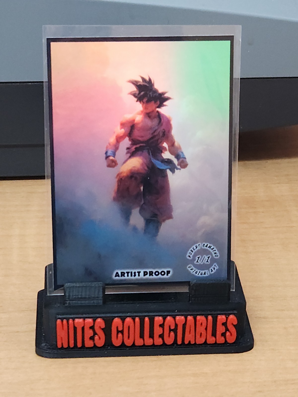 Goku 1/1 Artist Proof  - Robert Camacho Original Art With Autograph