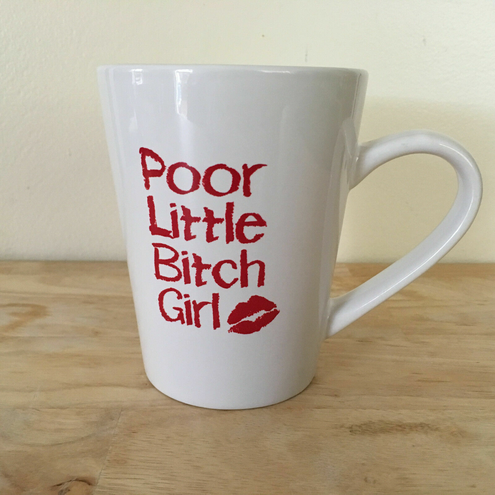 Poor Little Bitch Girl Promotional Mug Jackie Collins Estate New and Unique