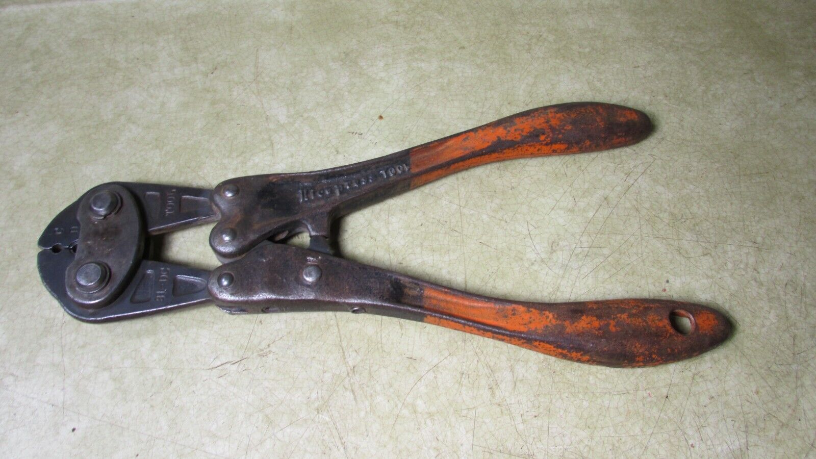Vintage Nicopress Tool 31-DC Crimper Crimping Tool National Telephone Supply Co