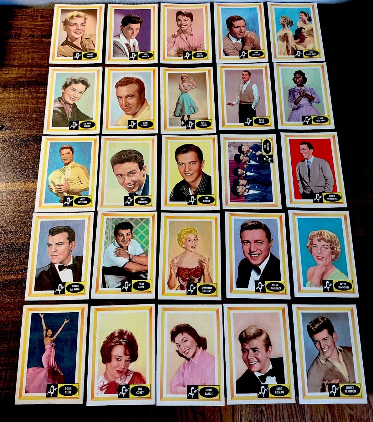 1960 Fleer Spins and Needles Complete Set(80), ROCK N ROLL Stars, NM+ 1960 Fleer Spins and Needles Complete Set(80), ROCK N ROLL Stars, NM+