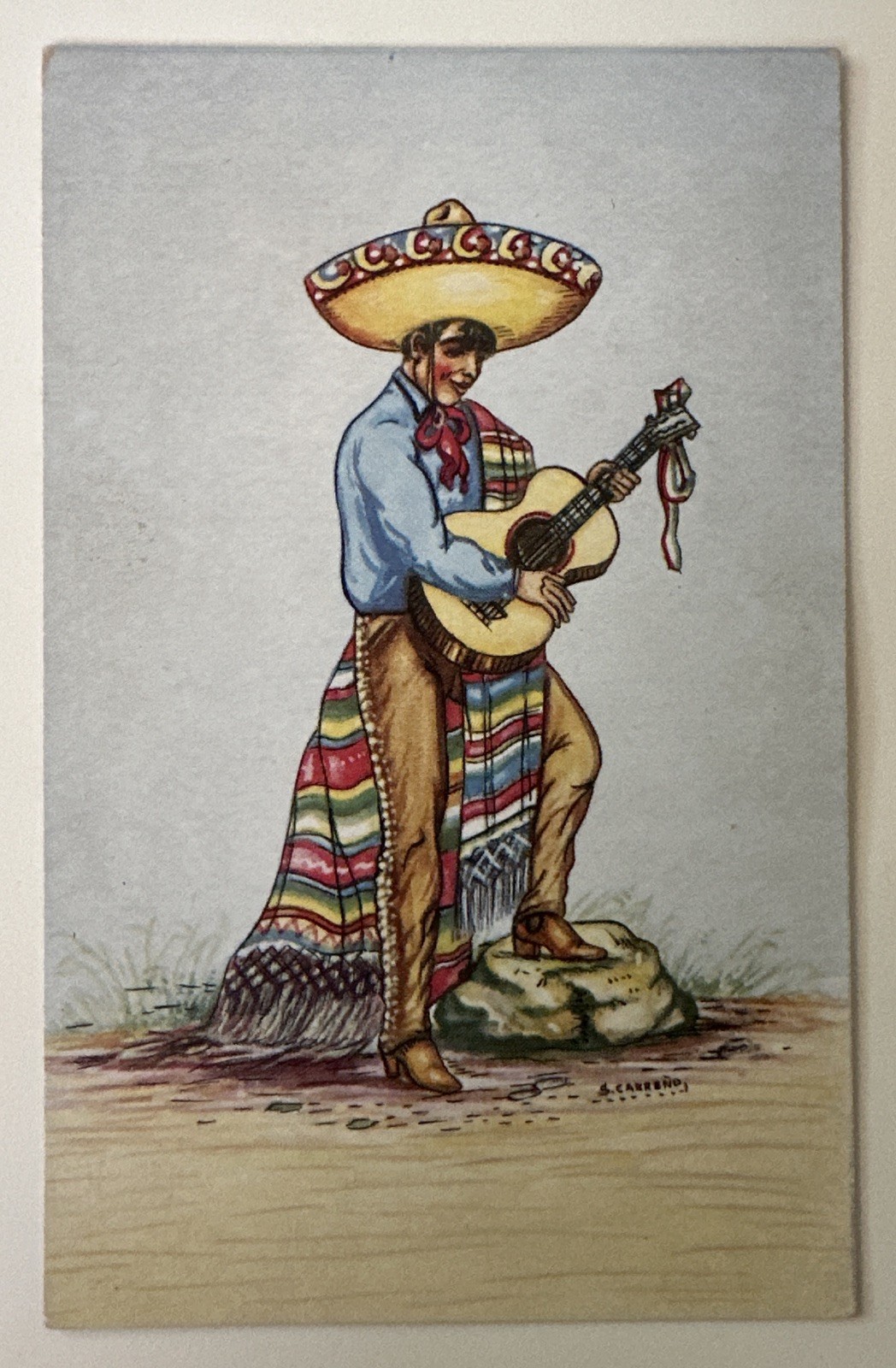 CPM AK Cancionero mexicano MEXICO