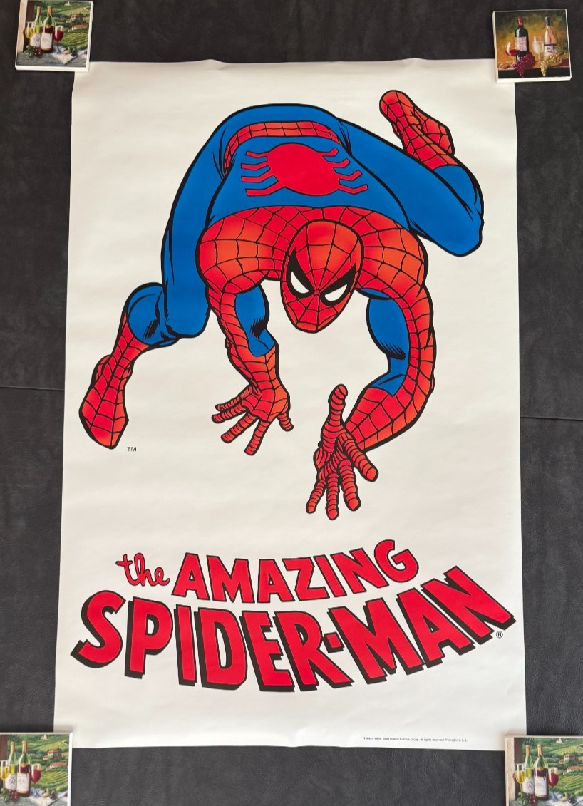 Vintage 1985/1978 The Amazing Spider-Man Marvel Comics poster 22x34 JOHN ROMITA