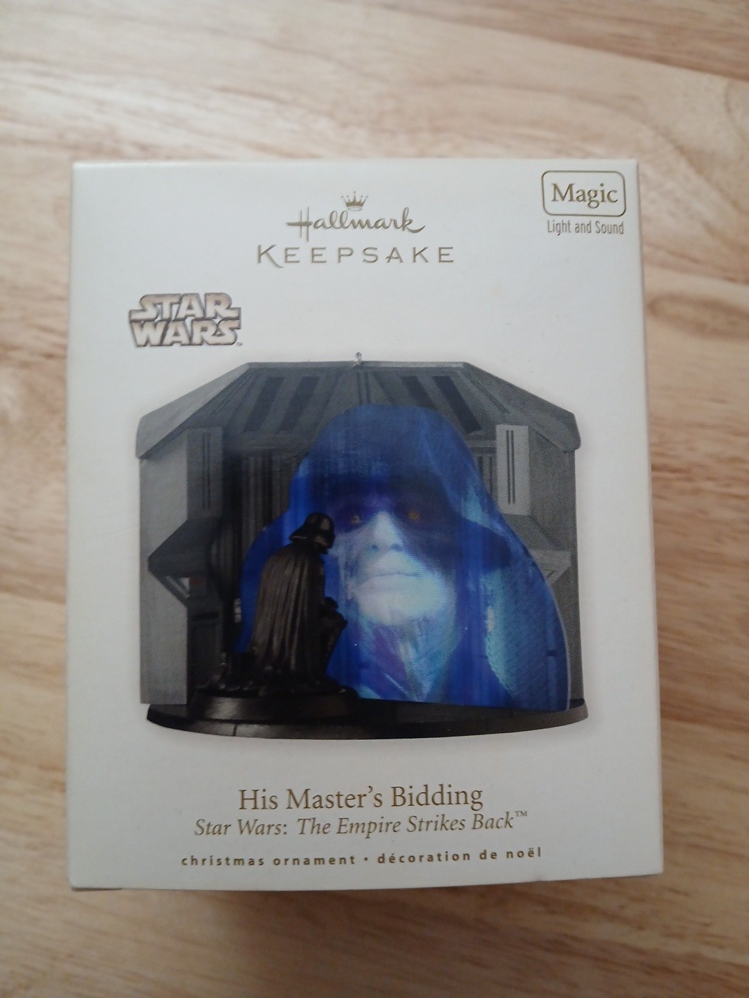 NIB HIS MASTER\'S BIDDING 2010 Hallmark Magic Keepsake Ornament Star Wars ESB 