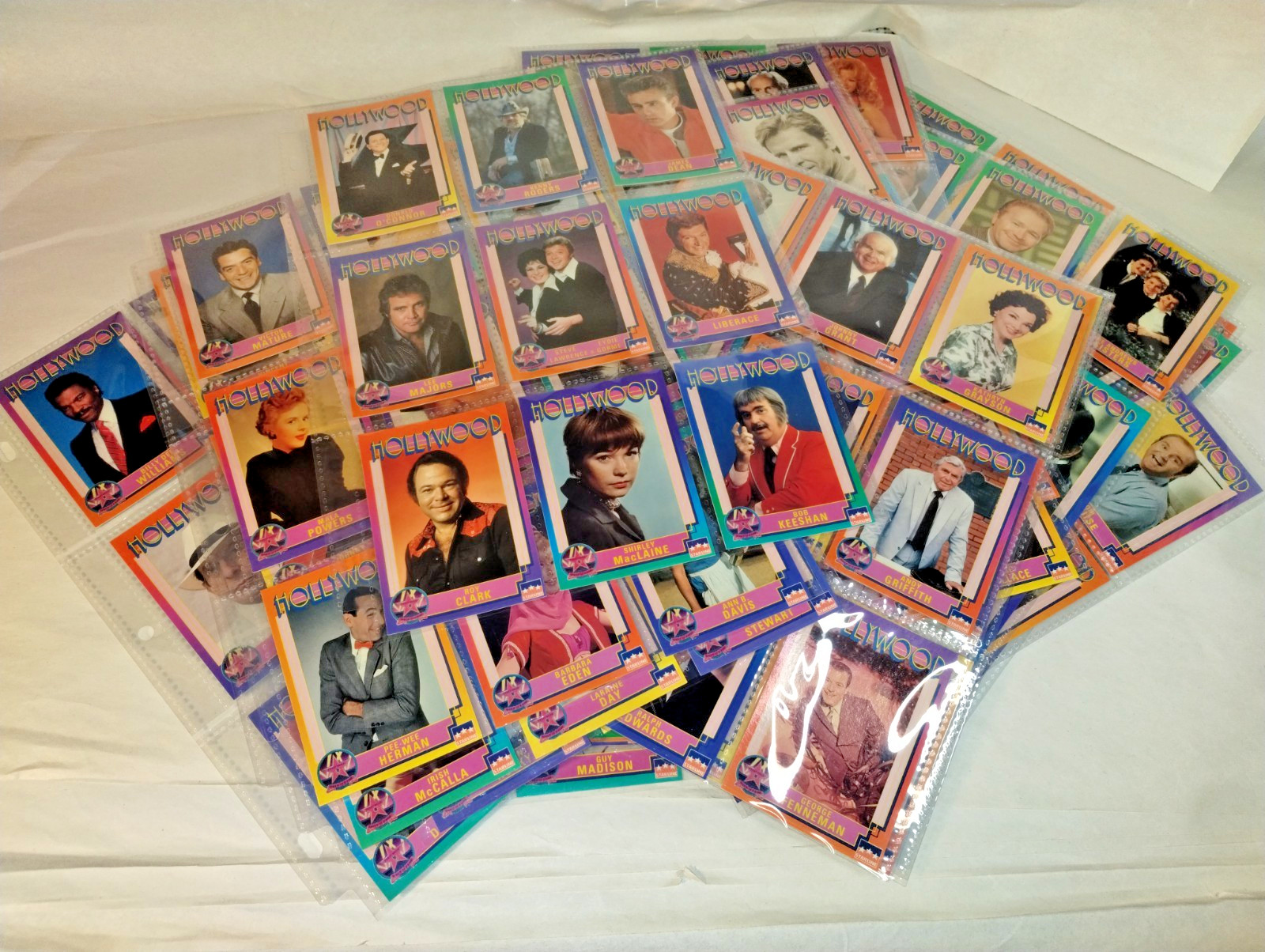 1991 Starline Hollywood Walk of Fame Cards, 250 Cards, Read Description.