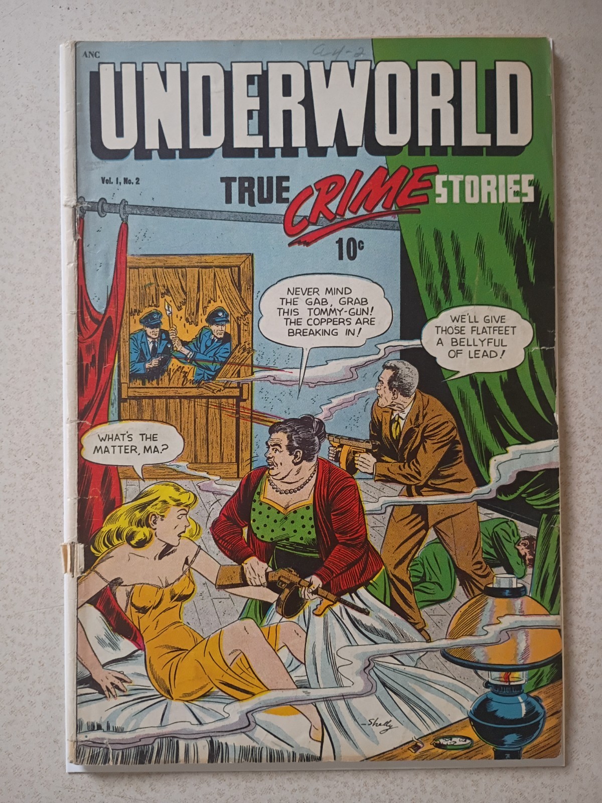 Underworld (True Crime Stories) #2, 1948, DS Publ; SOTI Book