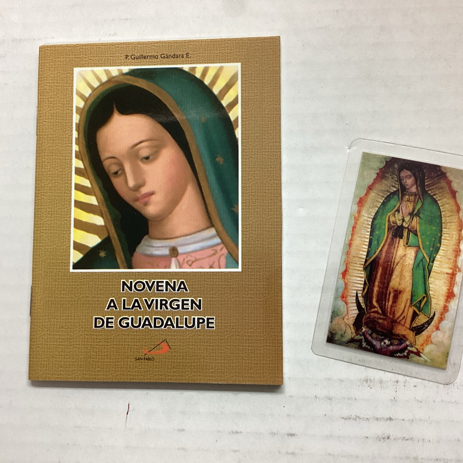 Novena A La Virgen De Guadalupe Prayer Book Songs Protection Favors & Holy Card