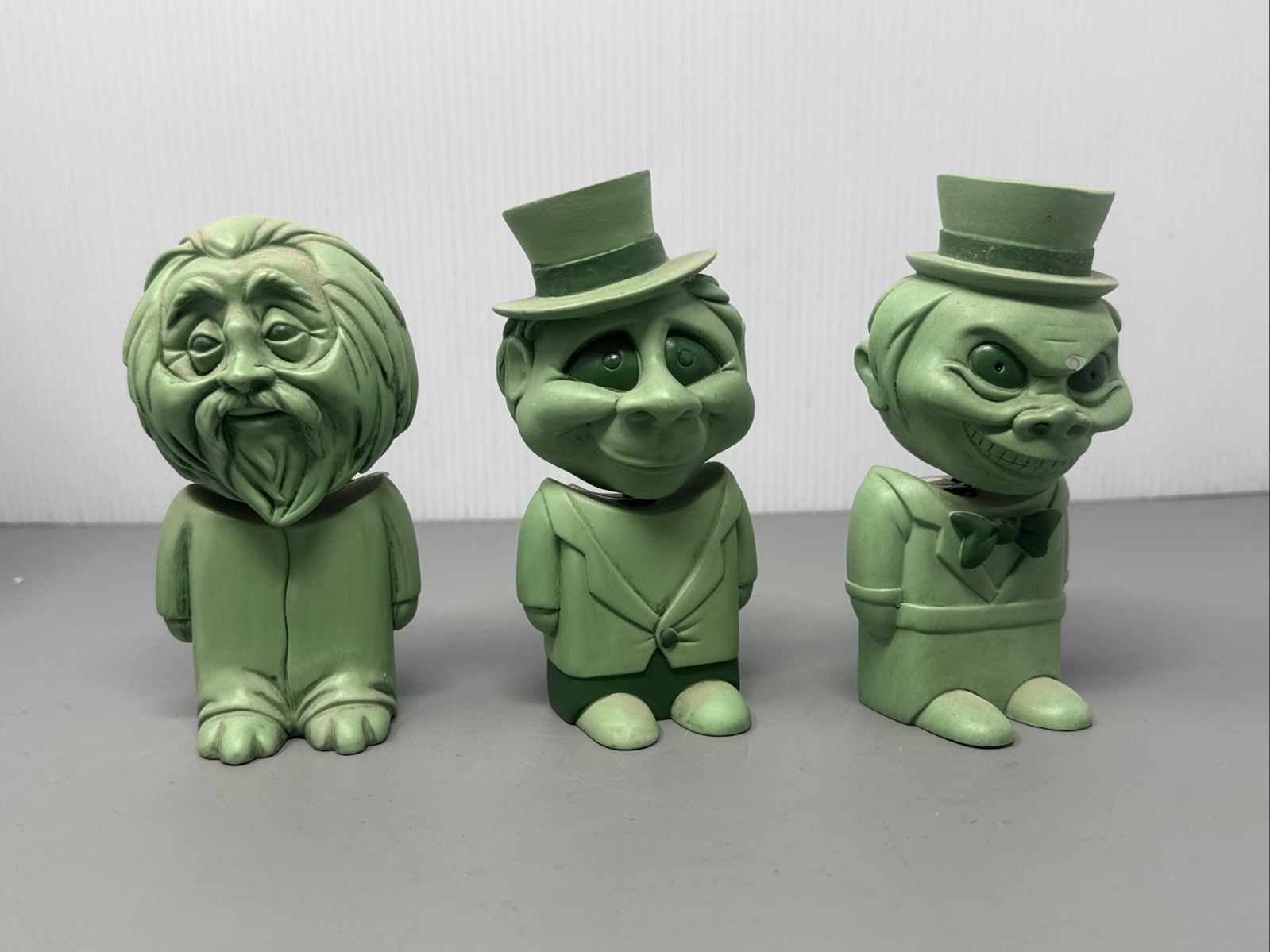 Vtg Haunted Mansion Hitchhiking Ghost Bobblehead GLOW Disneyland Set 3 Tombstone