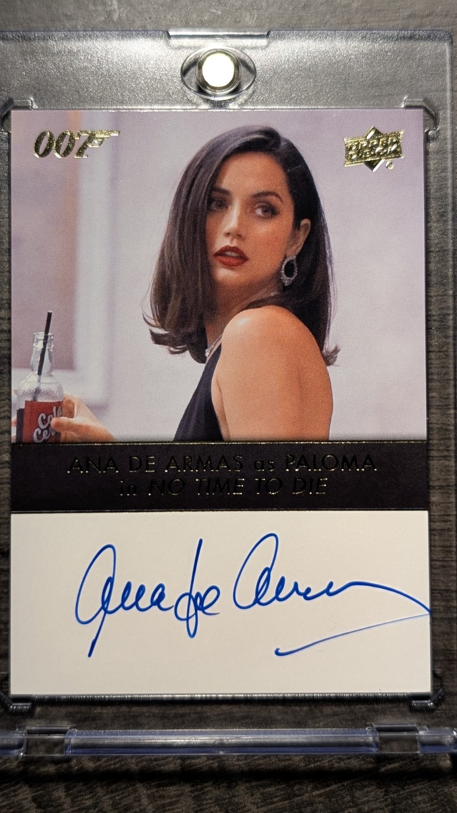 2025 Upper Deck James Bond No Time Die Ana de Armas as Paloma Auto Card Fant2-ad