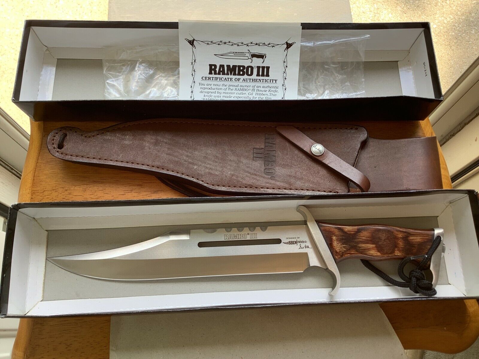 Gil Hibben Original Rambo III Knife 1988 UC201 16\